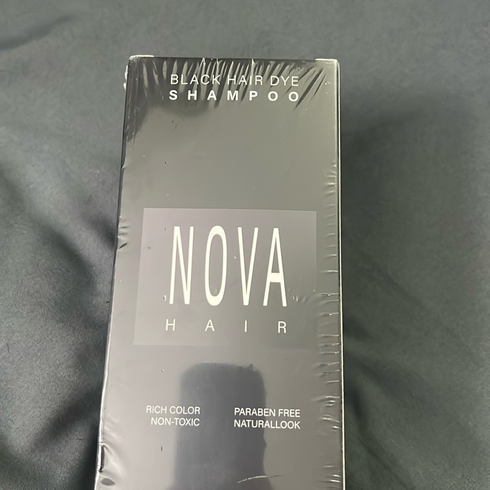 Nova black hair dye  shampoo